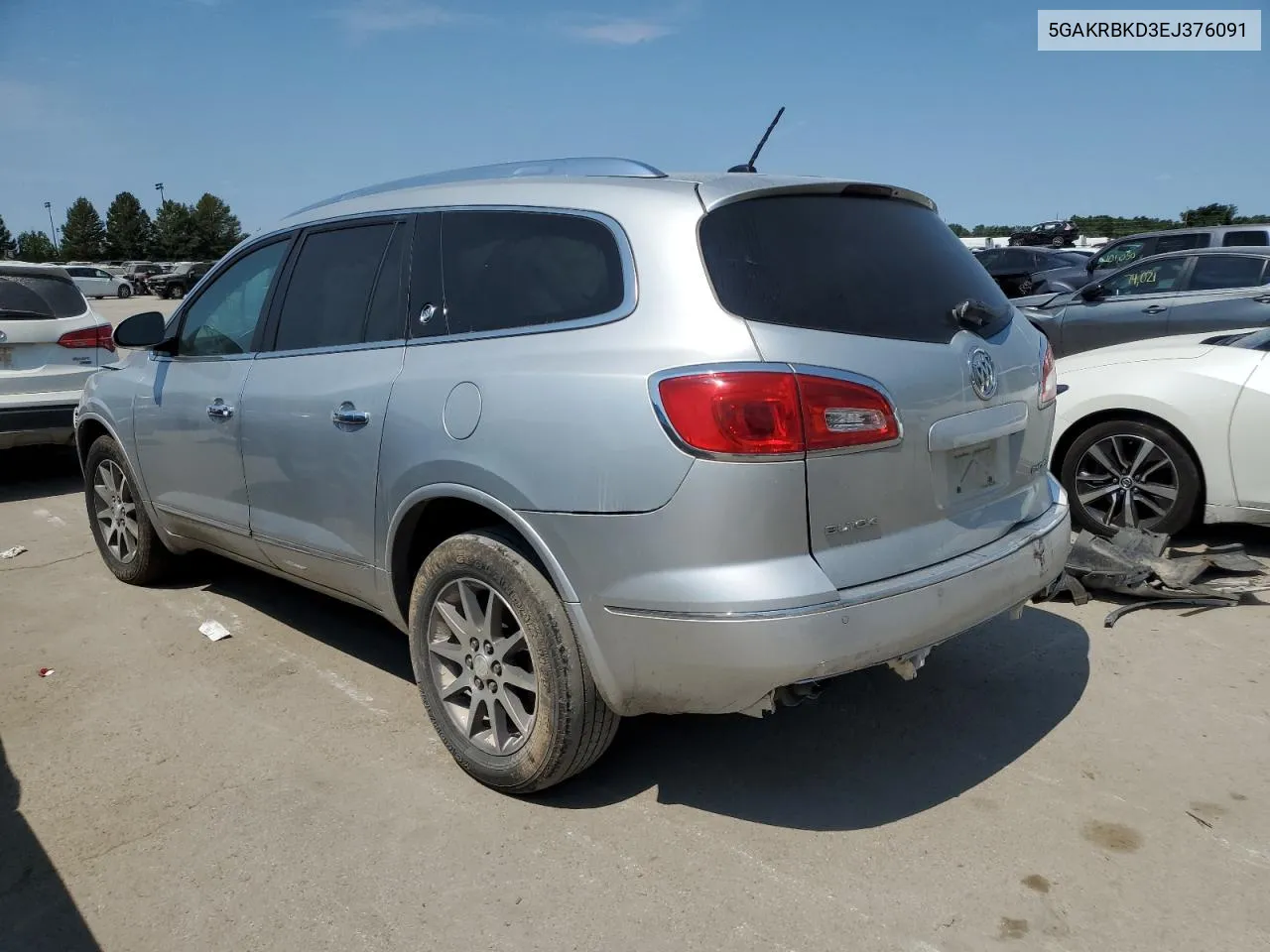 2014 Buick Enclave VIN: 5GAKRBKD3EJ376091 Lot: 66678034