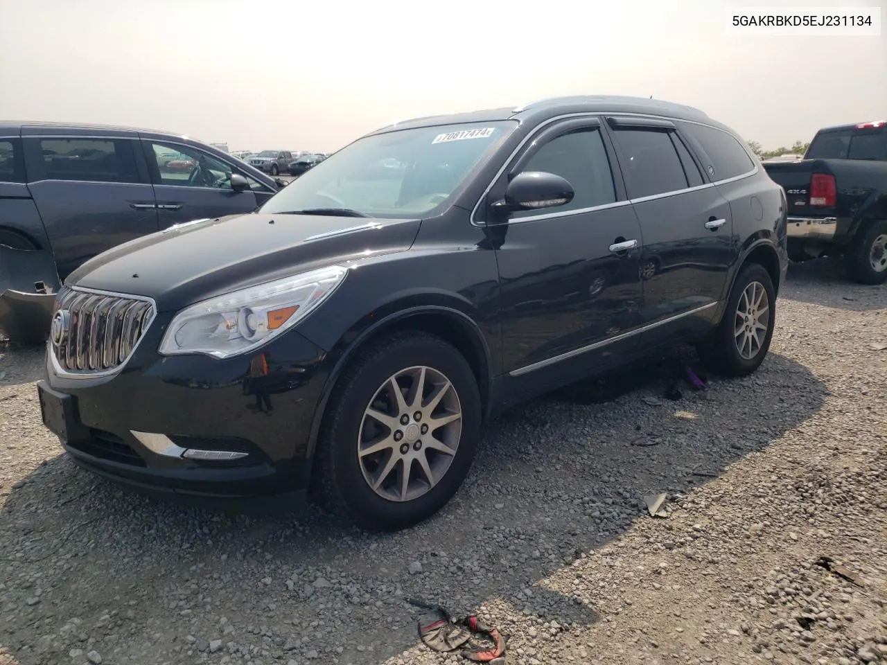 2014 Buick Enclave VIN: 5GAKRBKD5EJ231134 Lot: 70817474