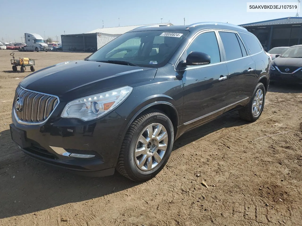 2014 Buick Enclave VIN: 5GAKVBKD3EJ107519 Lot: 70858824