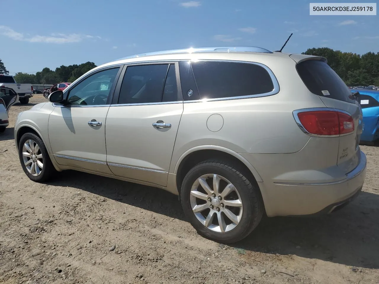 2014 Buick Enclave VIN: 5GAKRCKD3EJ259178 Lot: 70864644