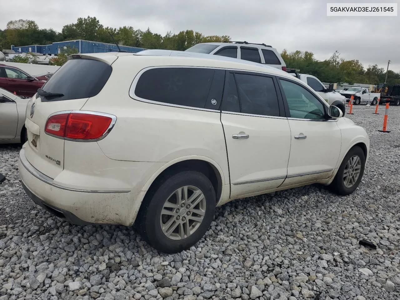 2014 Buick Enclave VIN: 5GAKVAKD3EJ261545 Lot: 72382254