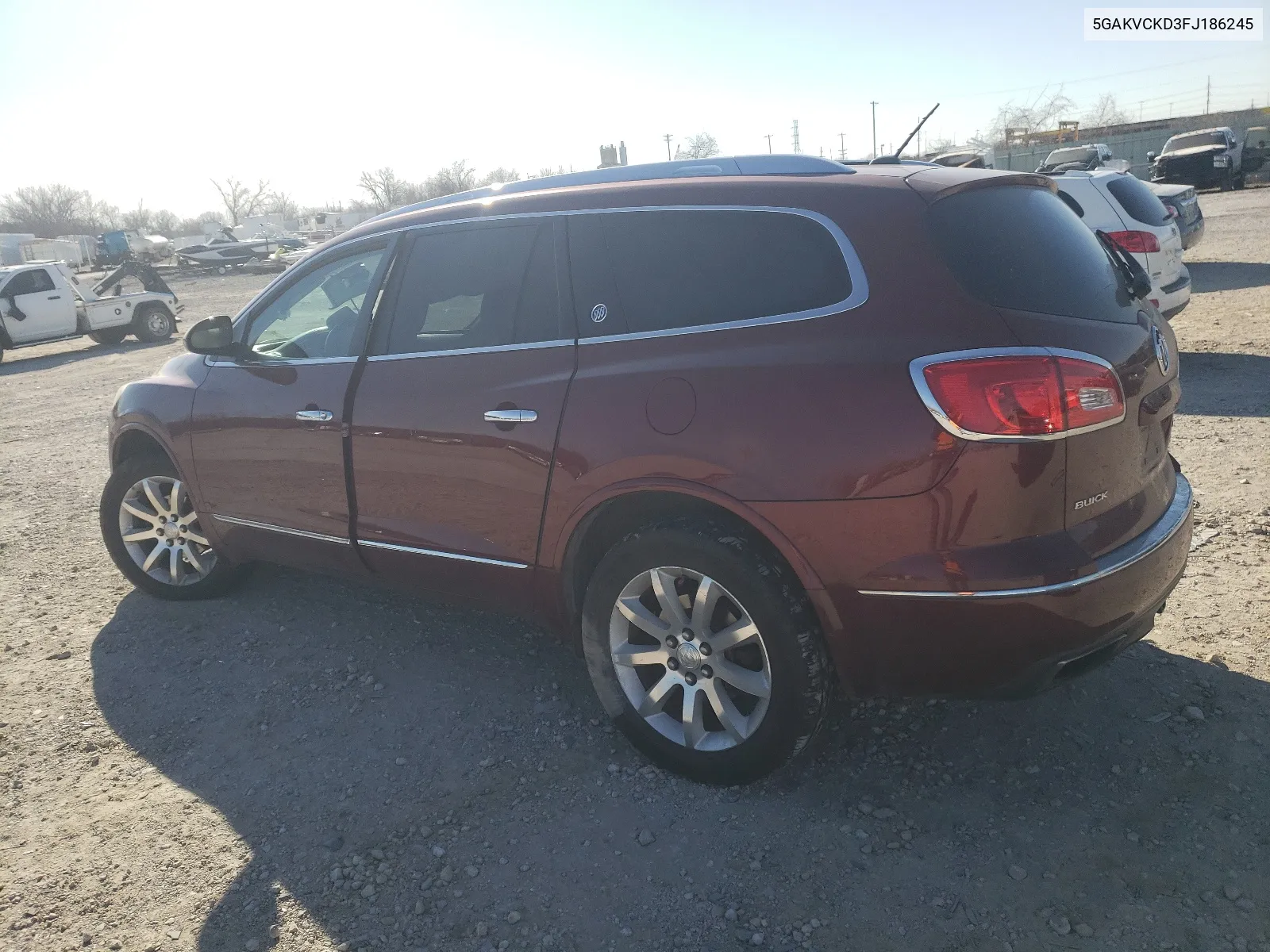 2015 Buick Enclave VIN: 5GAKVCKD3FJ186245 Lot: 43009614