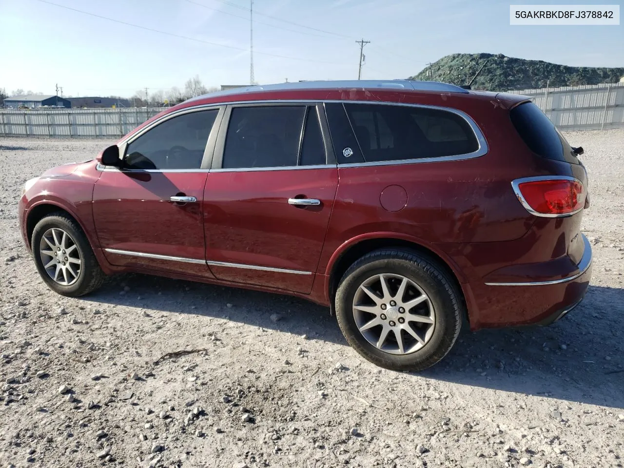 2015 Buick Enclave VIN: 5GAKRBKD8FJ378842 Lot: 44320284