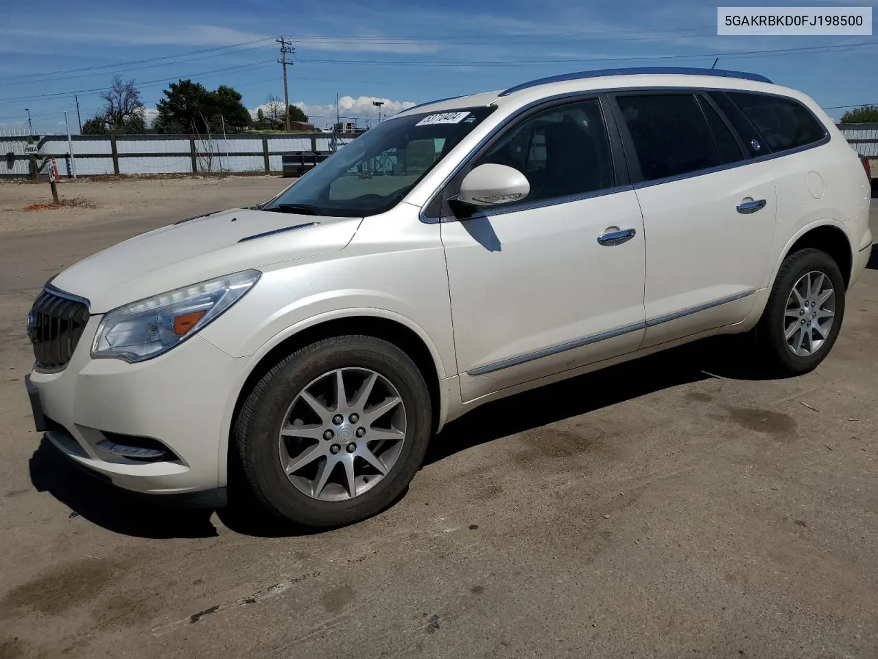 2015 Buick Enclave VIN: 5GAKRBKD0FJ198500 Lot: 53710404