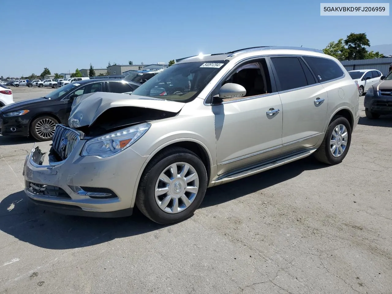 2015 Buick Enclave VIN: 5GAKVBKD9FJ206959 Lot: 54091294