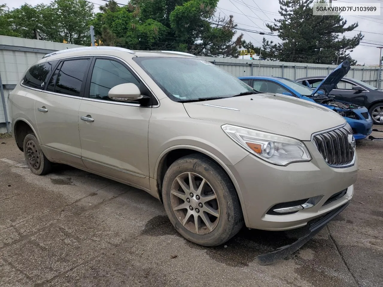 2015 Buick Enclave VIN: 5GAKVBKD7FJ103989 Lot: 54596144