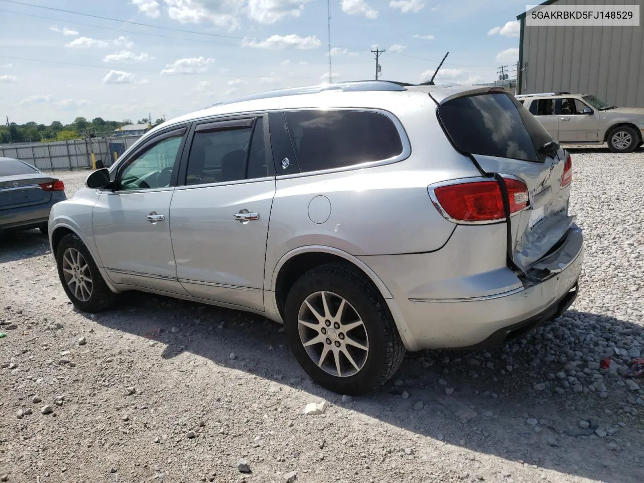 2015 Buick Enclave VIN: 5GAKRBKD5FJ148529 Lot: 55523894