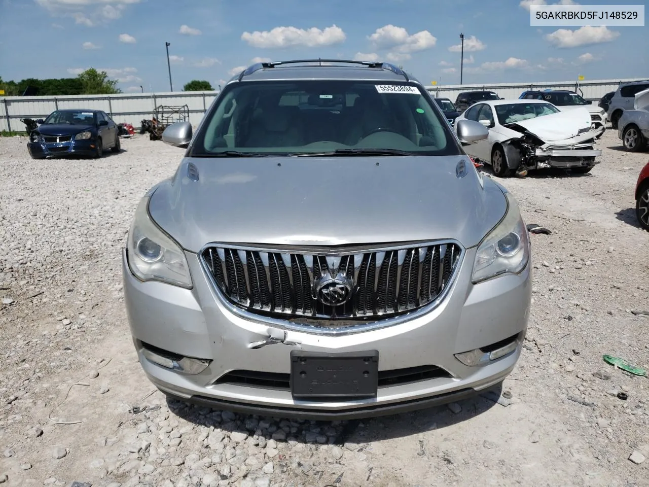 2015 Buick Enclave VIN: 5GAKRBKD5FJ148529 Lot: 55523894