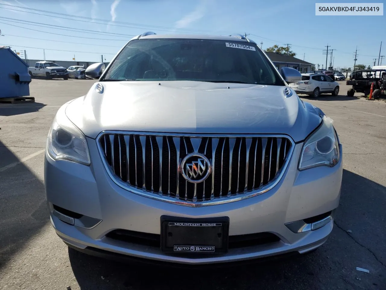 2015 Buick Enclave VIN: 5GAKVBKD4FJ343419 Lot: 55707554