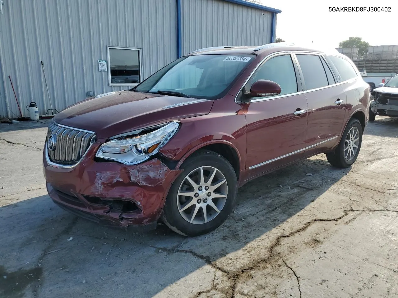 2015 Buick Enclave VIN: 5GAKRBKD8FJ300402 Lot: 56056234