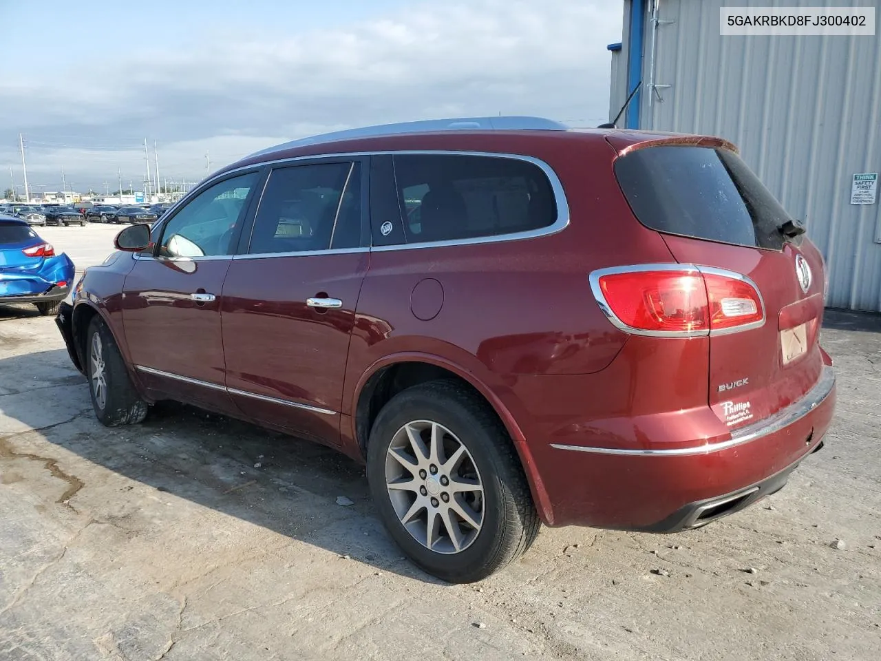 2015 Buick Enclave VIN: 5GAKRBKD8FJ300402 Lot: 56056234