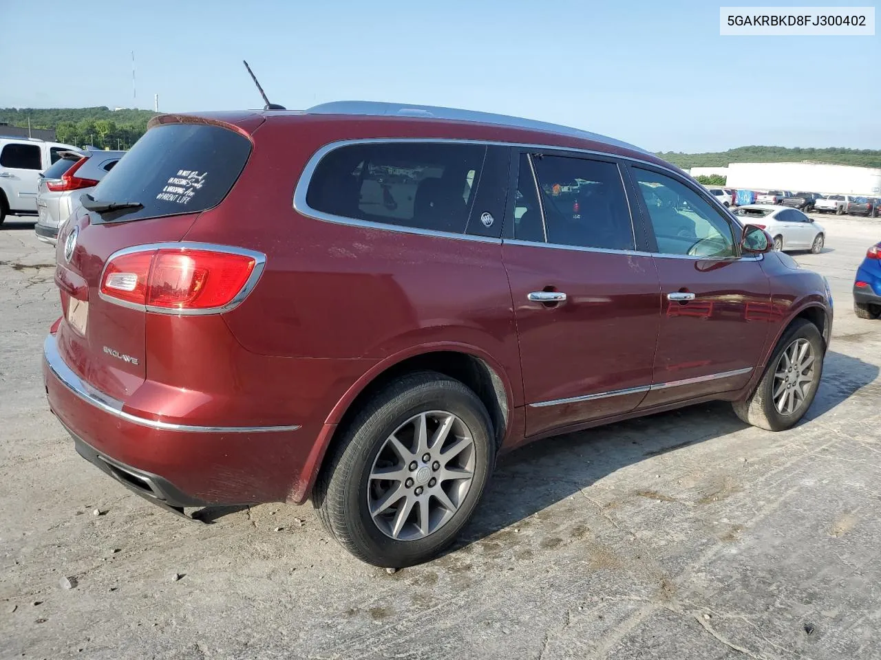 2015 Buick Enclave VIN: 5GAKRBKD8FJ300402 Lot: 56056234