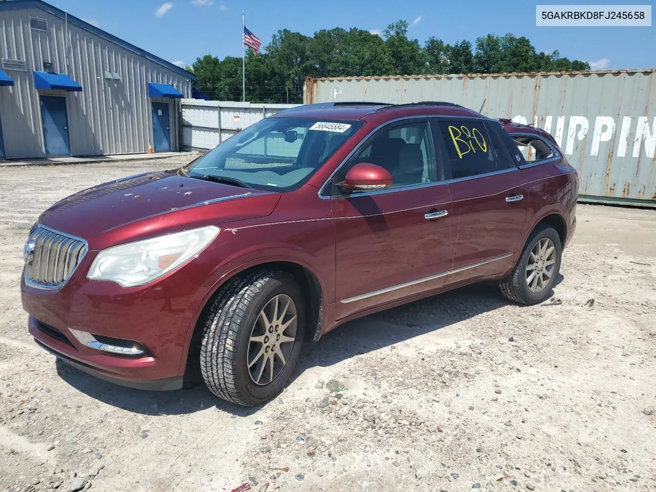 2015 Buick Enclave VIN: 5GAKRBKD8FJ245658 Lot: 56645584