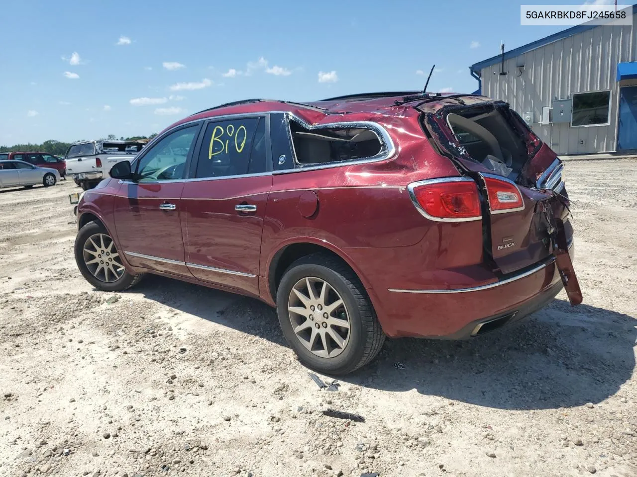 2015 Buick Enclave VIN: 5GAKRBKD8FJ245658 Lot: 56645584