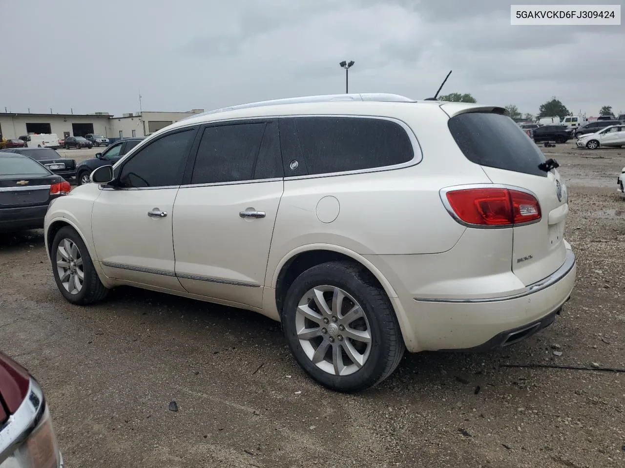 2015 Buick Enclave VIN: 5GAKVCKD6FJ309424 Lot: 61142054