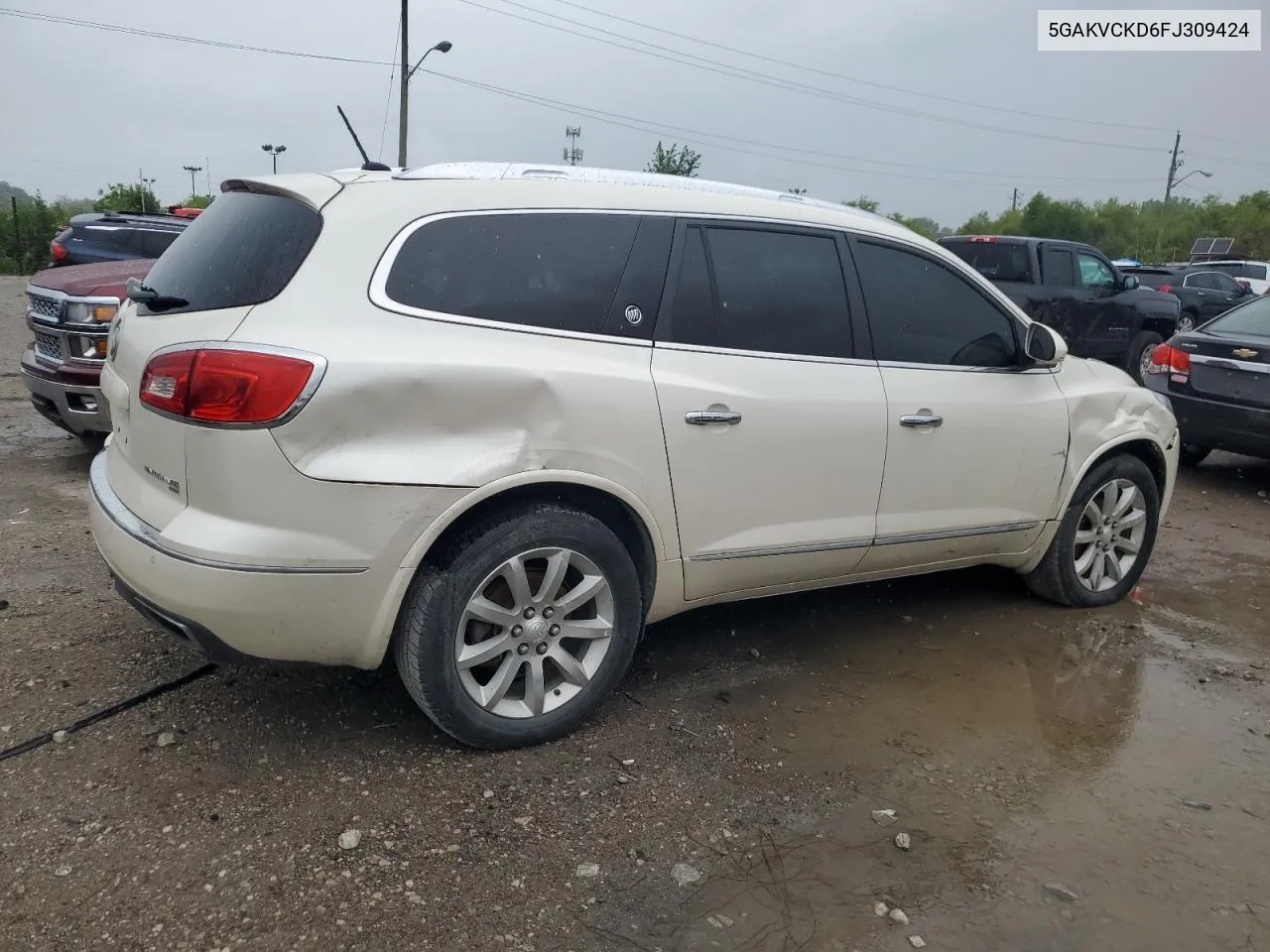 2015 Buick Enclave VIN: 5GAKVCKD6FJ309424 Lot: 61142054