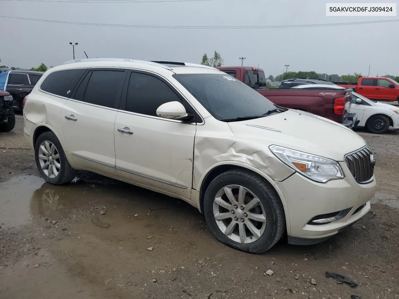 2015 Buick Enclave VIN: 5GAKVCKD6FJ309424 Lot: 61142054