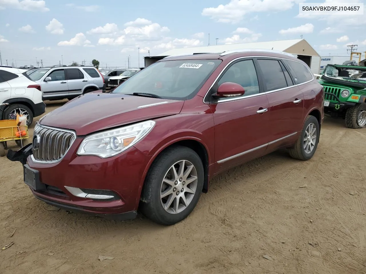 5GAKVBKD9FJ104657 2015 Buick Enclave