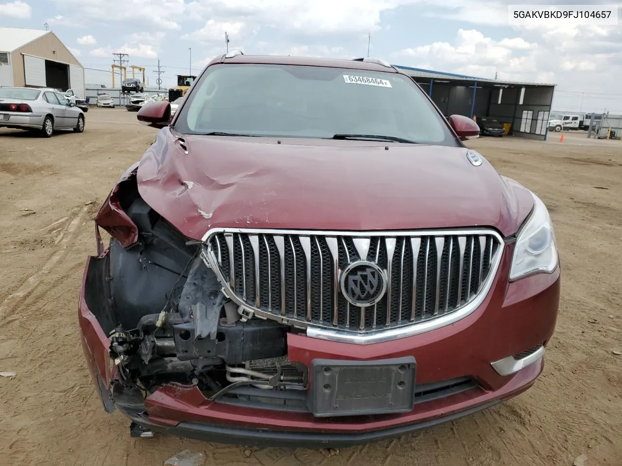 2015 Buick Enclave VIN: 5GAKVBKD9FJ104657 Lot: 63468464