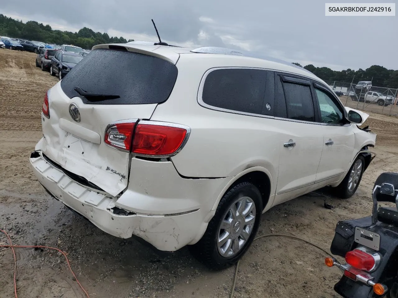 2015 Buick Enclave VIN: 5GAKRBKD0FJ242916 Lot: 63488444