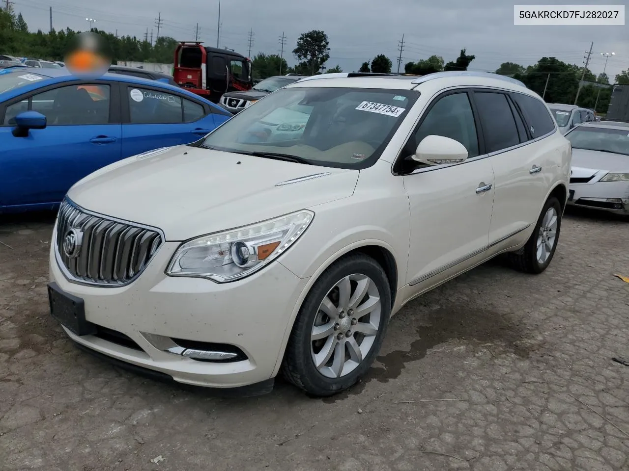 2015 Buick Enclave VIN: 5GAKRCKD7FJ282027 Lot: 67347754