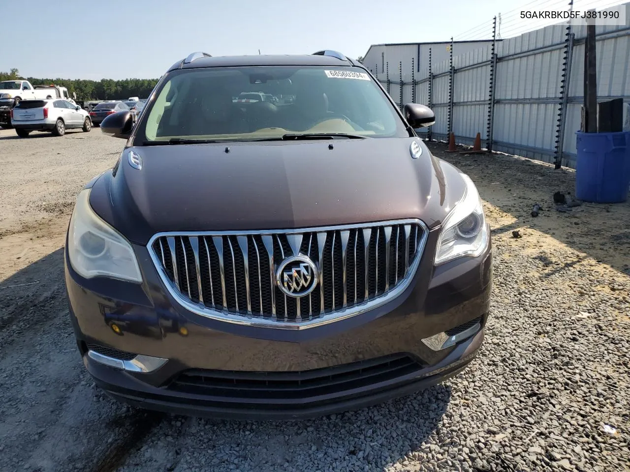 2015 Buick Enclave VIN: 5GAKRBKD5FJ381990 Lot: 68560394