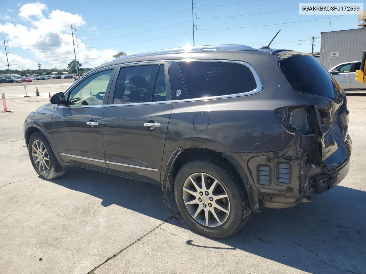 2015 Buick Enclave VIN: 5GAKRBKD3FJ172599 Lot: 70372584