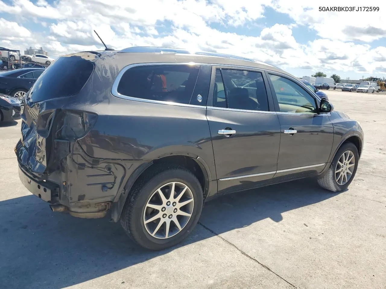 2015 Buick Enclave VIN: 5GAKRBKD3FJ172599 Lot: 70372584