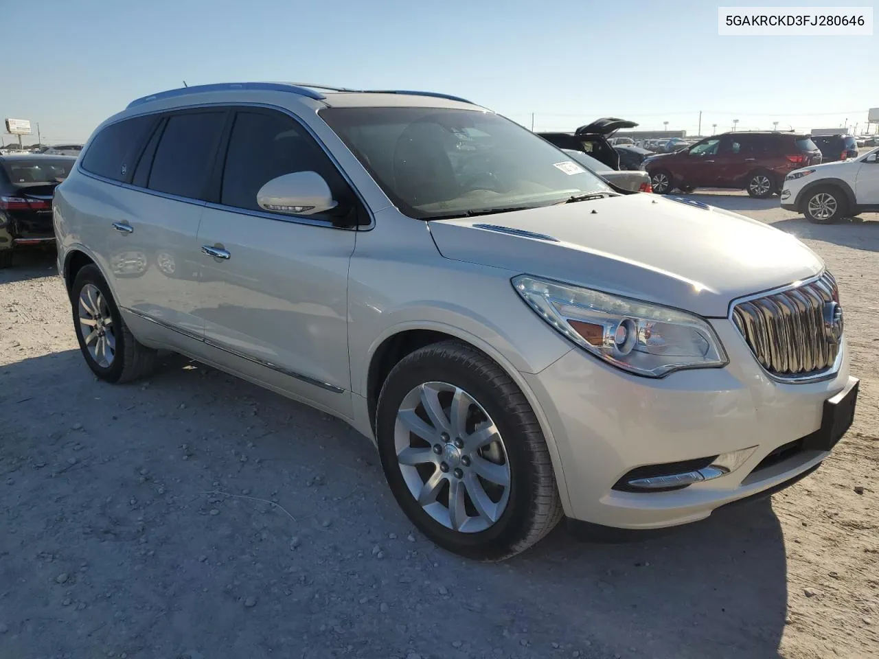 2015 Buick Enclave VIN: 5GAKRCKD3FJ280646 Lot: 70377604