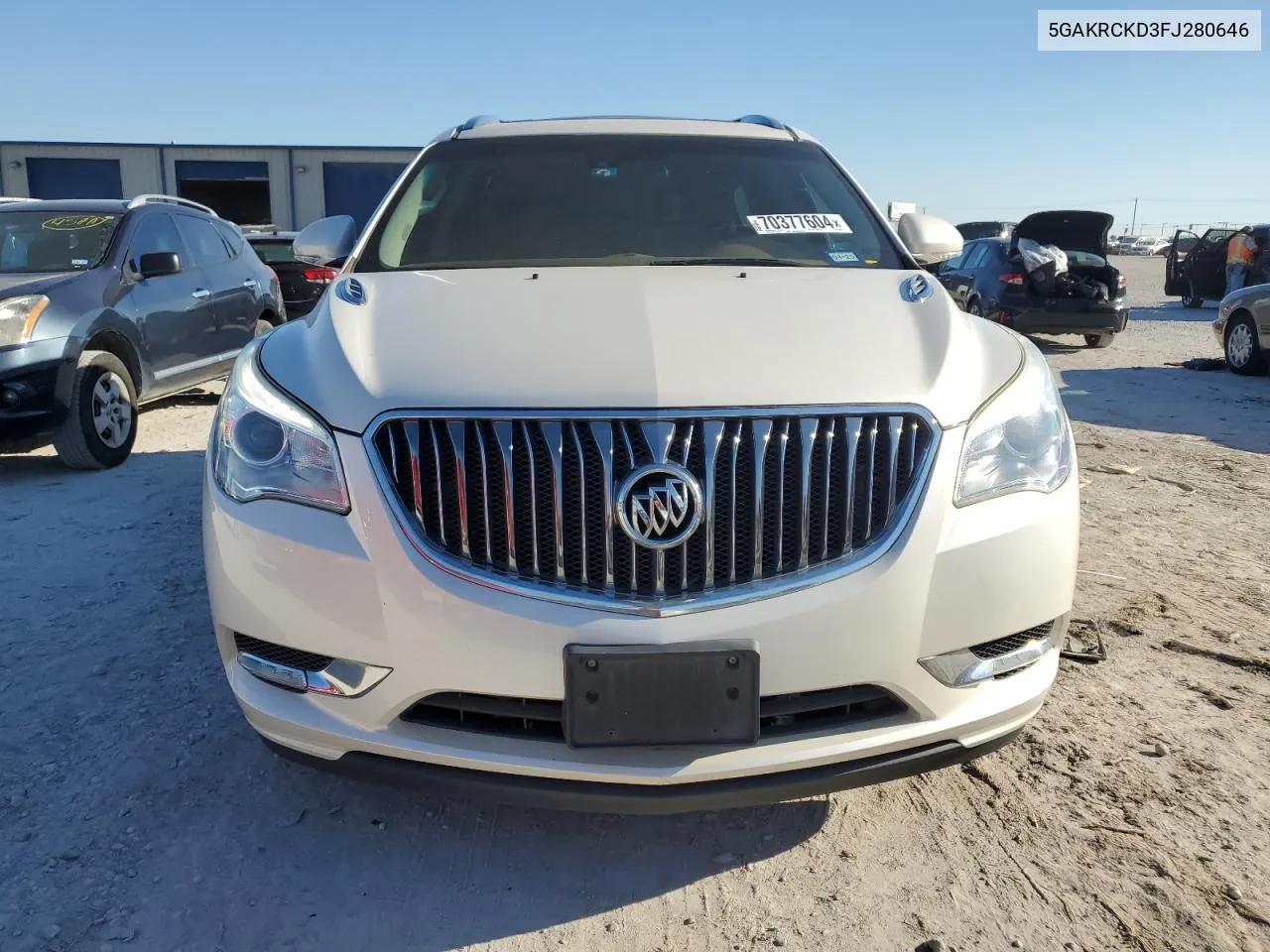 2015 Buick Enclave VIN: 5GAKRCKD3FJ280646 Lot: 70377604