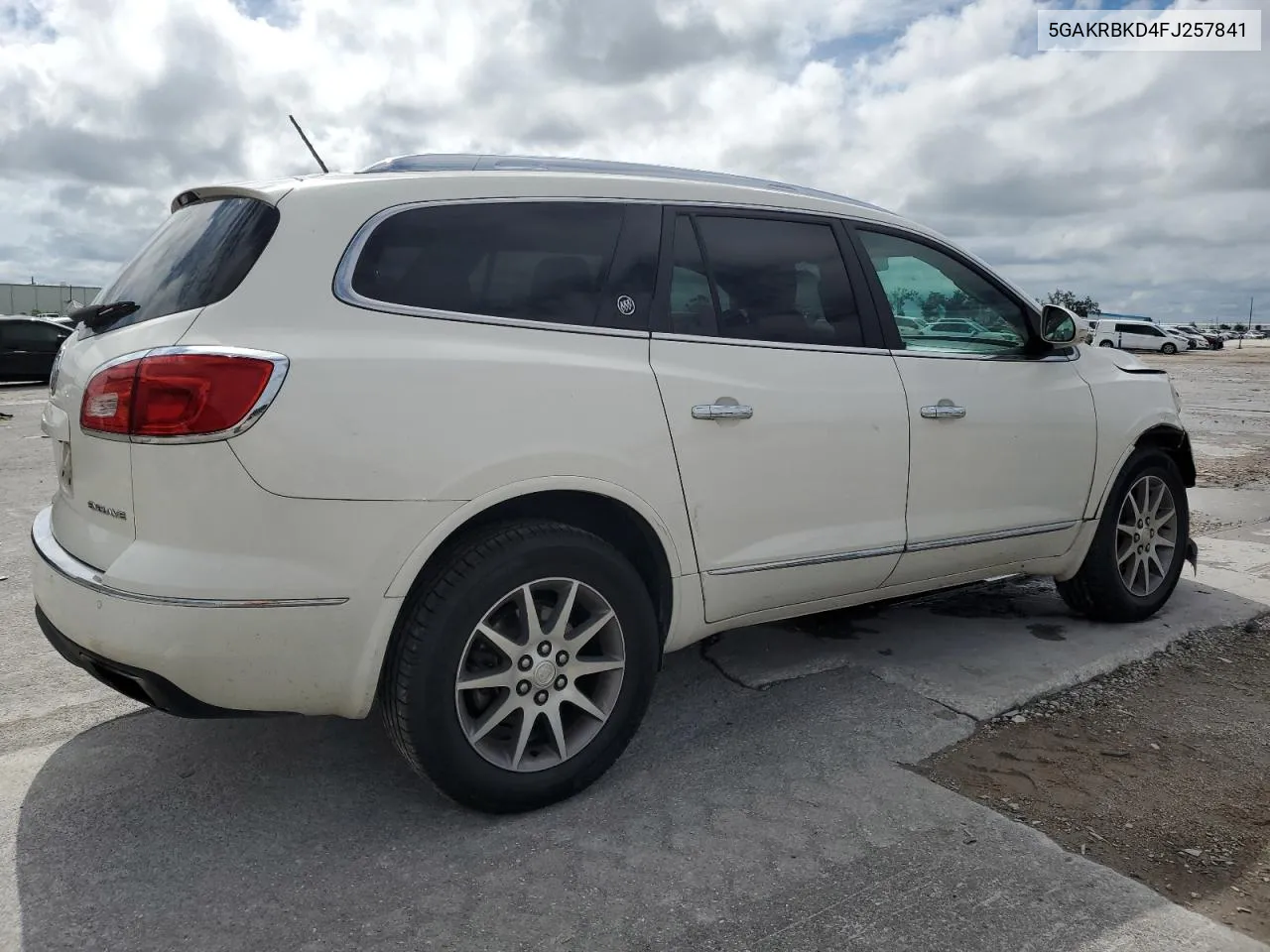 2015 Buick Enclave VIN: 5GAKRBKD4FJ257841 Lot: 71100434