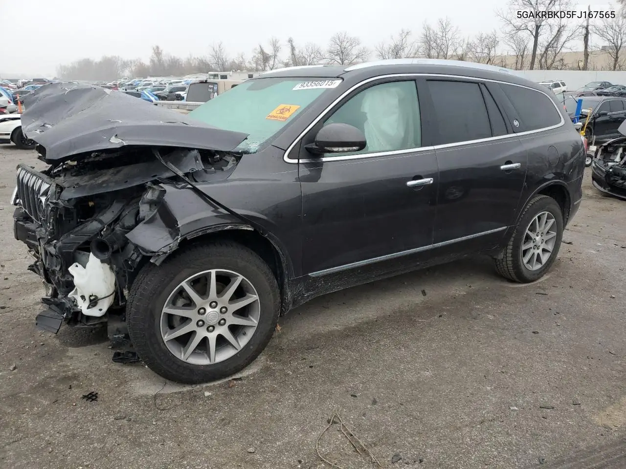 5GAKRBKD5FJ167565 2015 Buick Enclave