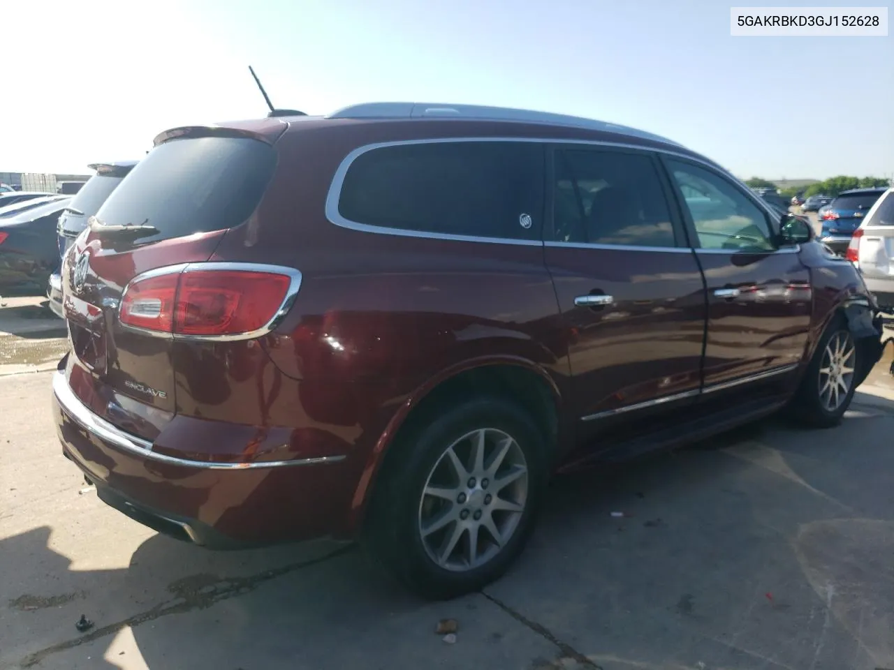 2016 Buick Enclave VIN: 5GAKRBKD3GJ152628 Lot: 52811964