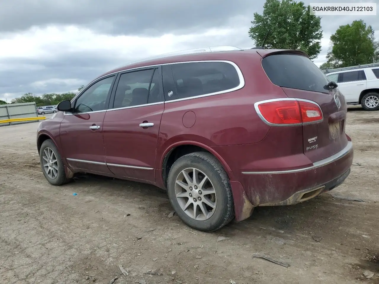 2016 Buick Enclave VIN: 5GAKRBKD4GJ122103 Lot: 54053725