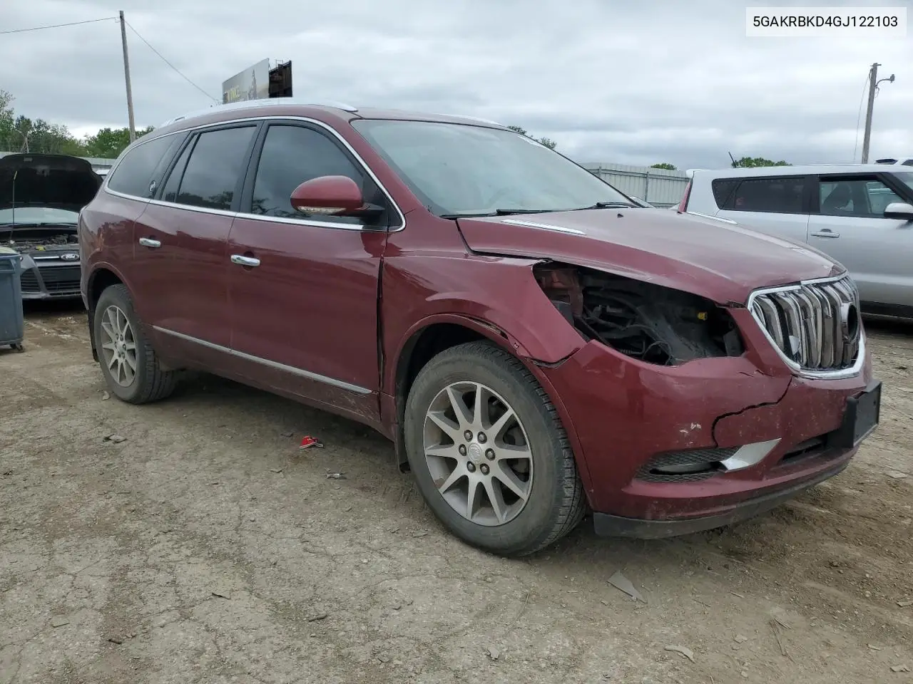 2016 Buick Enclave VIN: 5GAKRBKD4GJ122103 Lot: 54053725