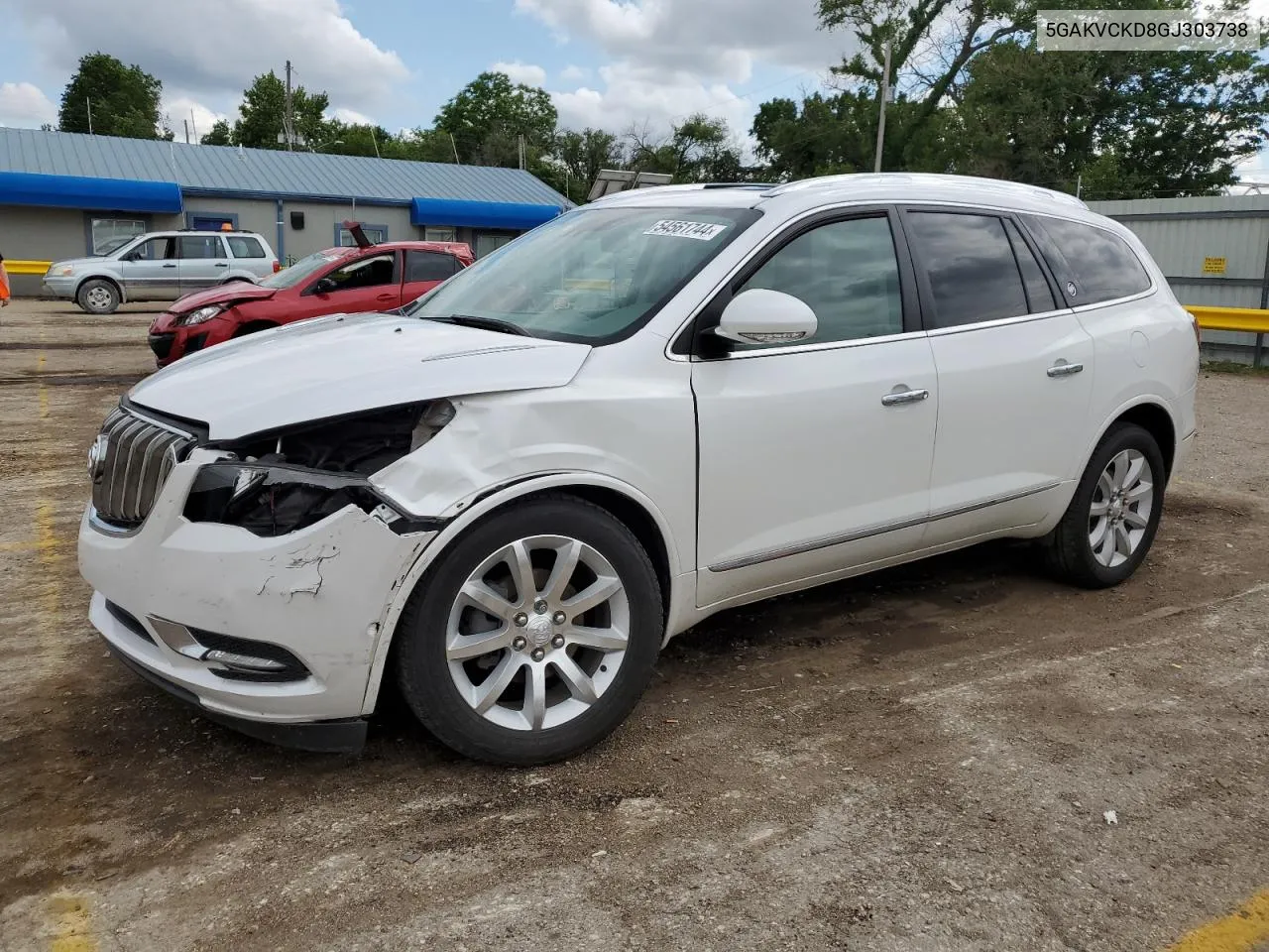 2016 Buick Enclave VIN: 5GAKVCKD8GJ303738 Lot: 54561744