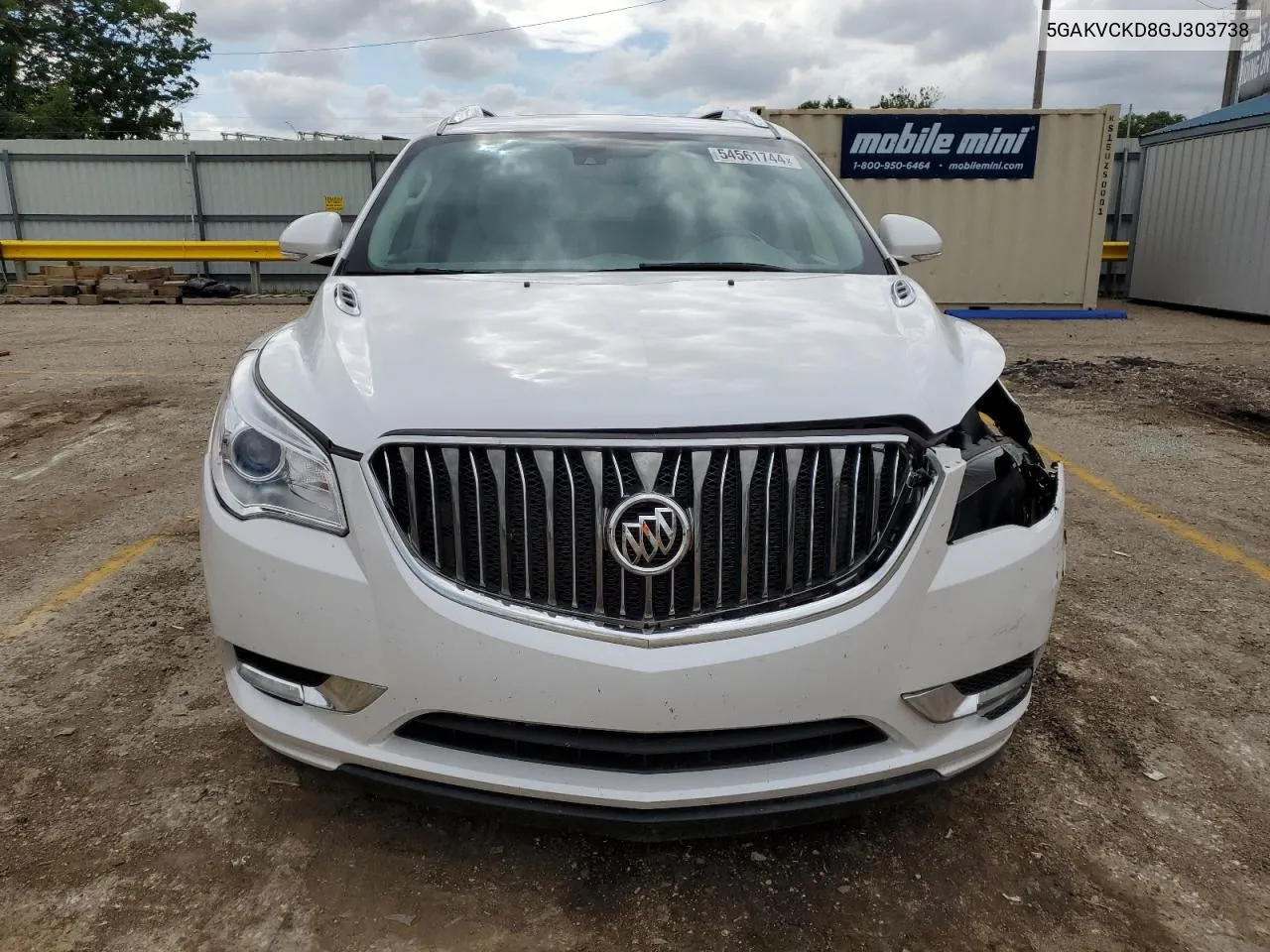 5GAKVCKD8GJ303738 2016 Buick Enclave