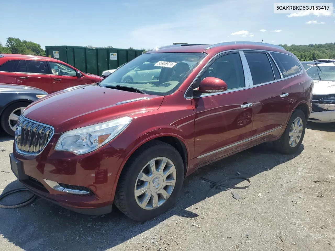 2016 Buick Enclave VIN: 5GAKRBKD6GJ153417 Lot: 55905974