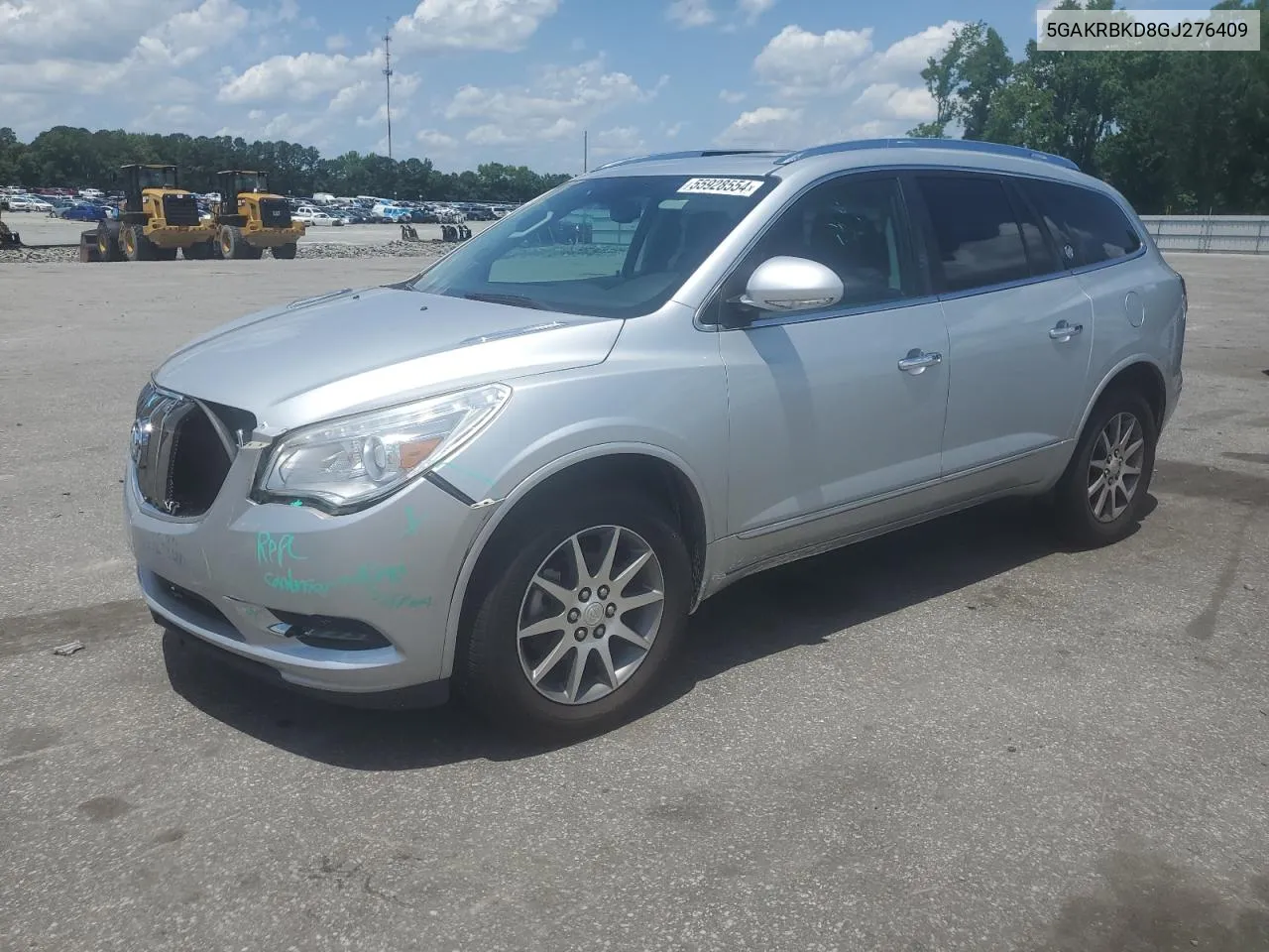 2016 Buick Enclave VIN: 5GAKRBKD8GJ276409 Lot: 55928554