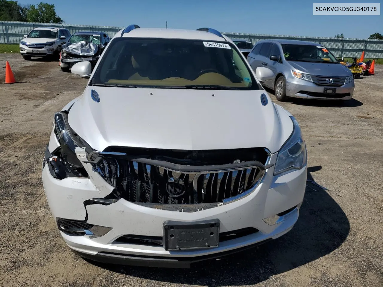 2016 Buick Enclave VIN: 5GAKVCKD5GJ340178 Lot: 56415974