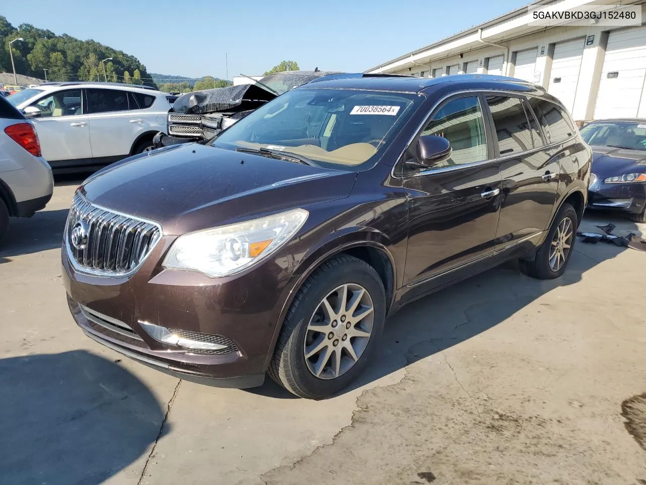 2016 Buick Enclave VIN: 5GAKVBKD3GJ152480 Lot: 70038564