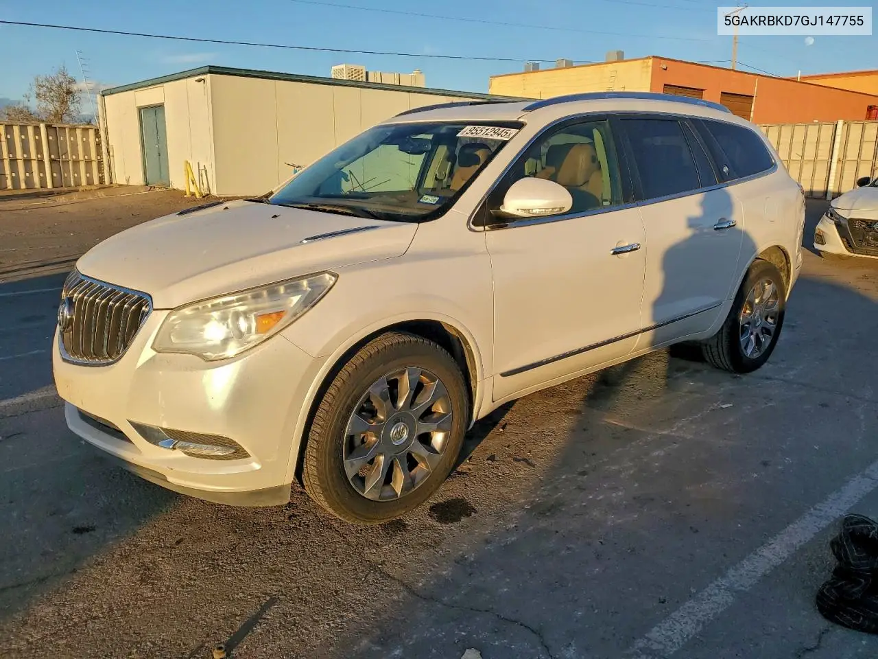 5GAKRBKD7GJ147755 2016 Buick Enclave