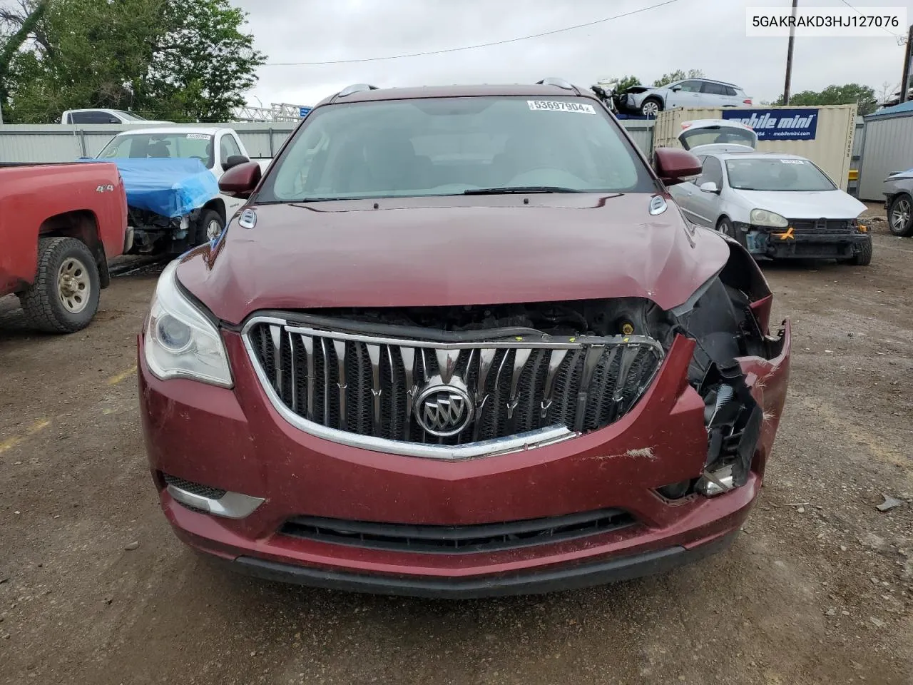 2017 Buick Enclave VIN: 5GAKRAKD3HJ127076 Lot: 53697904