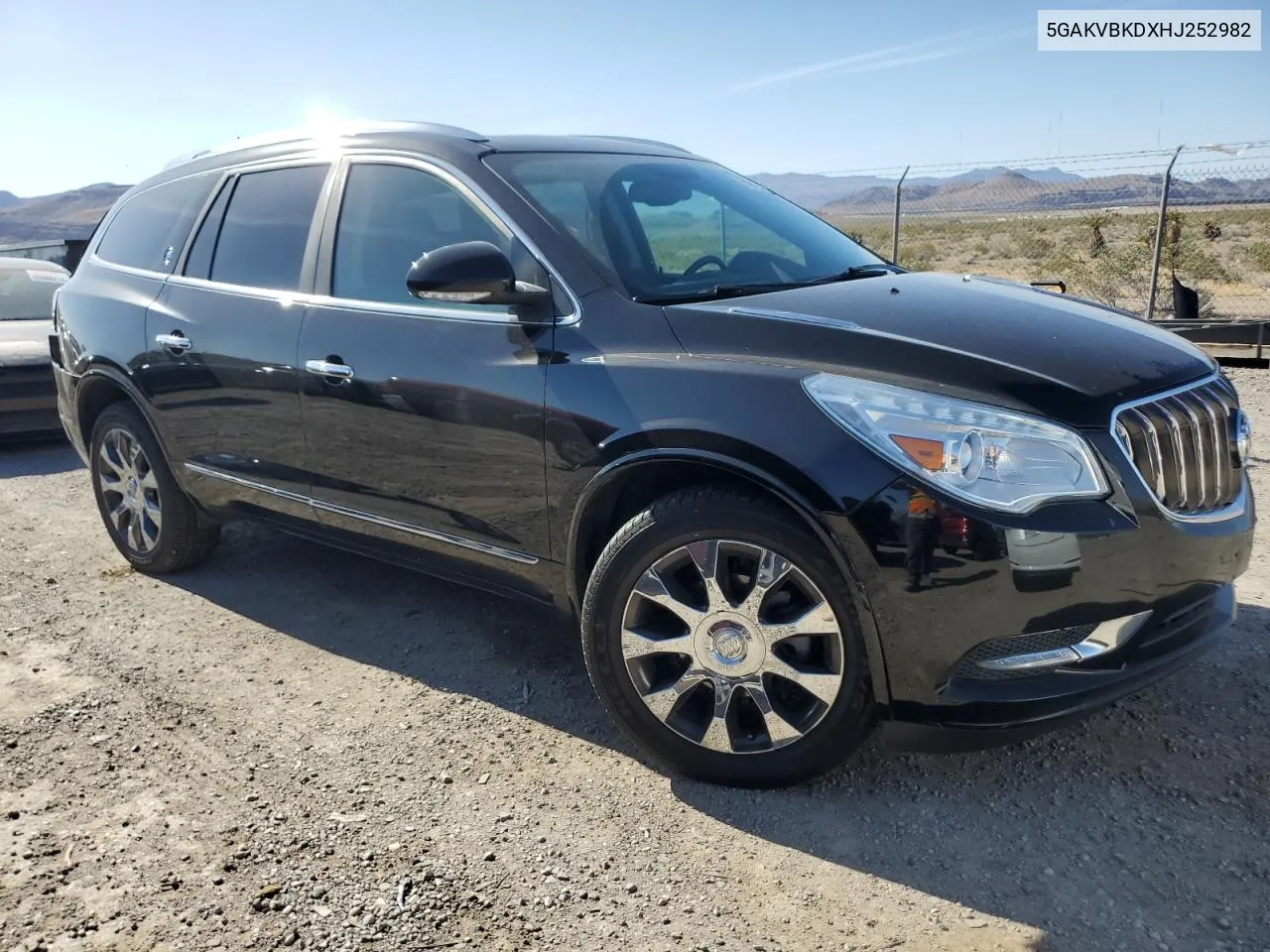 2017 Buick Enclave VIN: 5GAKVBKDXHJ252982 Lot: 54012764