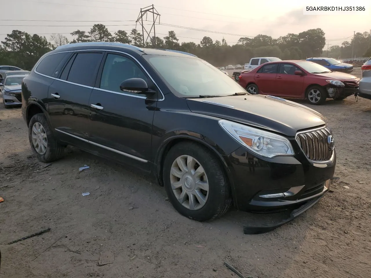 2017 Buick Enclave VIN: 5GAKRBKD1HJ351386 Lot: 54208104