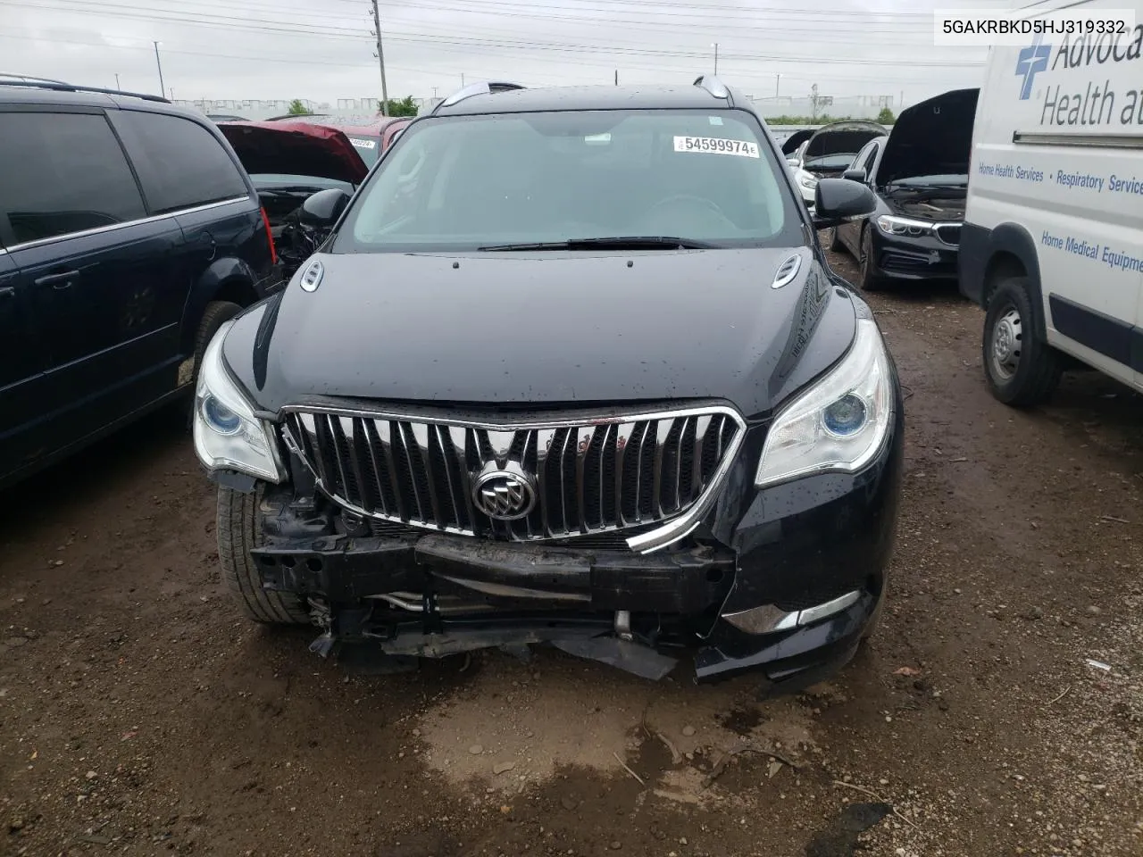 2017 Buick Enclave VIN: 5GAKRBKD5HJ319332 Lot: 54599974