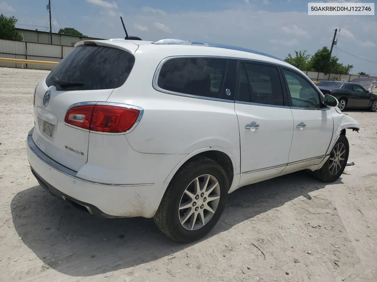 2017 Buick Enclave VIN: 5GAKRBKD0HJ122746 Lot: 55840804