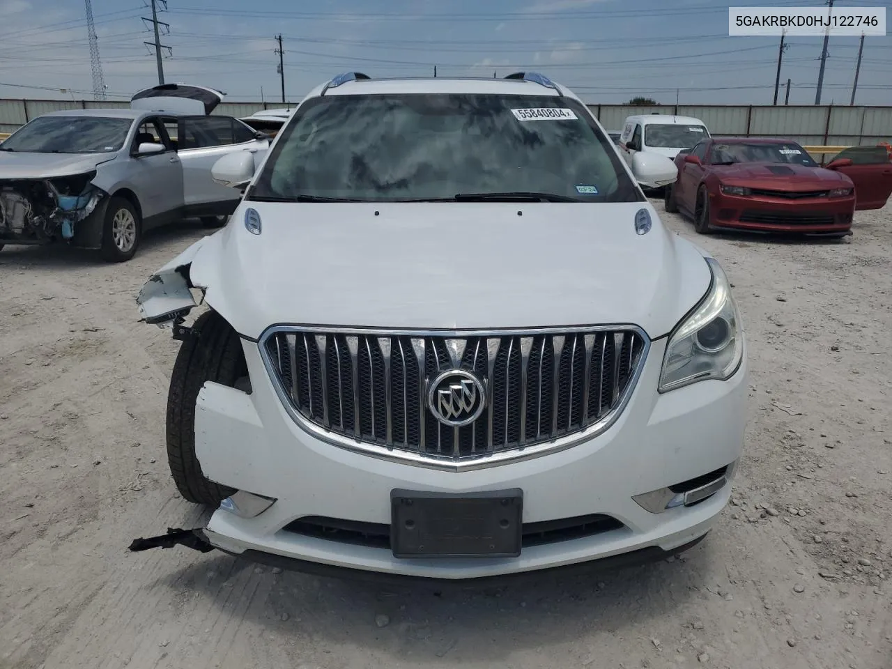 2017 Buick Enclave VIN: 5GAKRBKD0HJ122746 Lot: 55840804