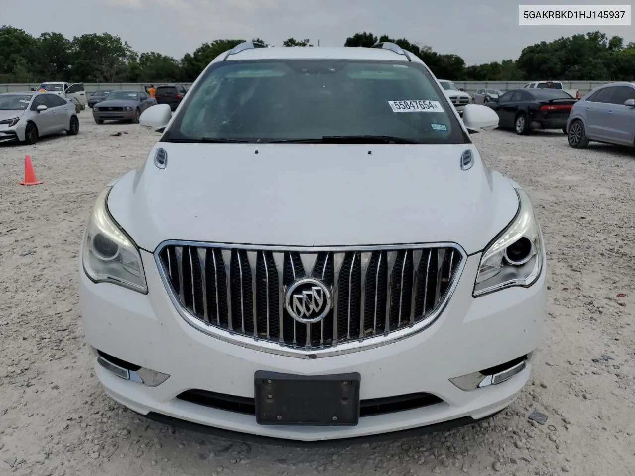 2017 Buick Enclave VIN: 5GAKRBKD1HJ145937 Lot: 55847654