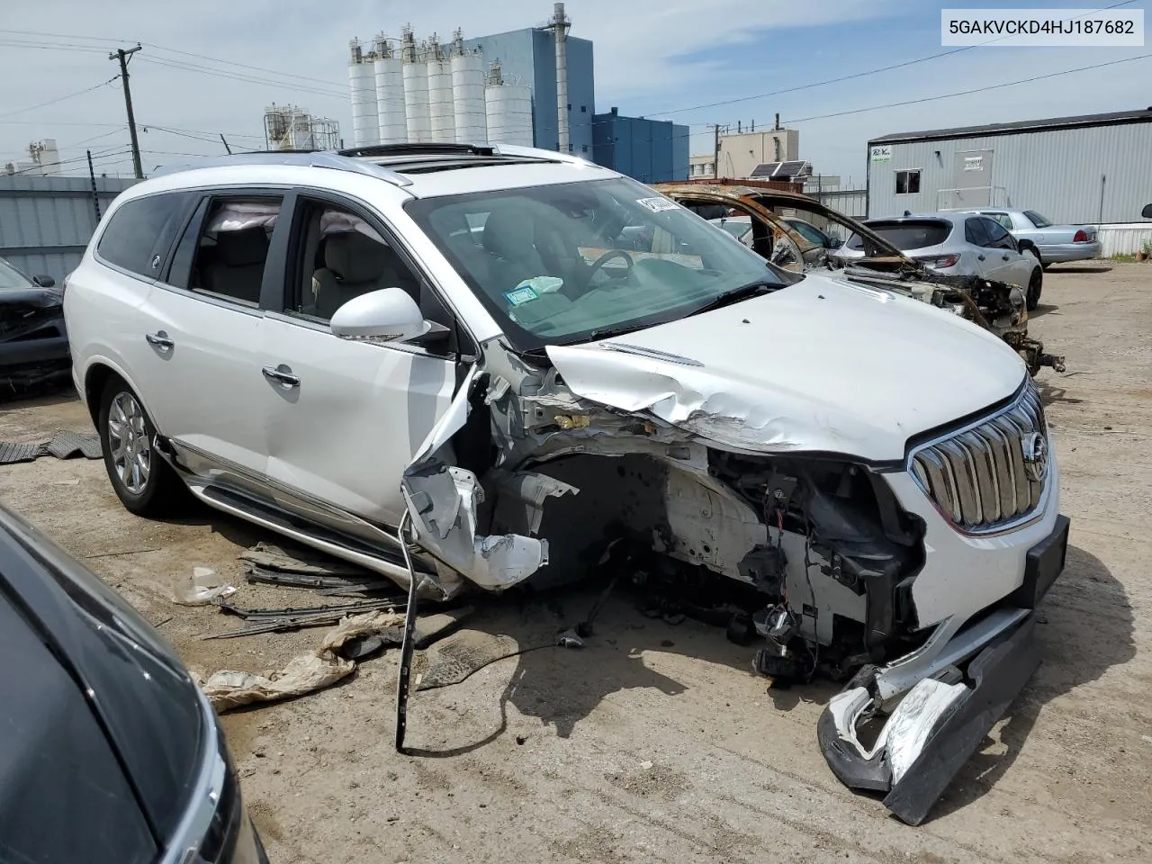 2017 Buick Enclave VIN: 5GAKVCKD4HJ187682 Lot: 61133034